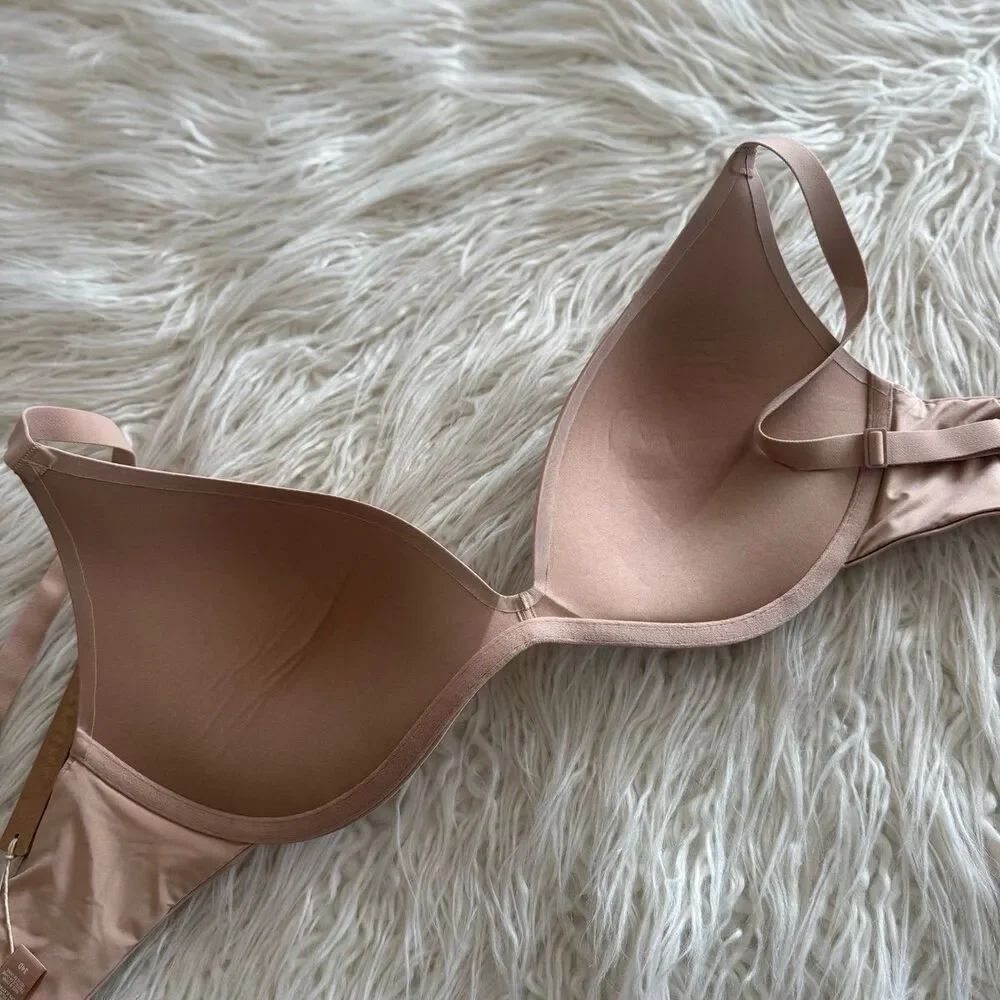 Skims Wireless Super Push up Bra Clay Size 34D - Picture 9 of 10